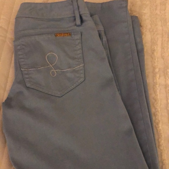 Lilly Pulitzer Worth Skinny Sateen Jean - Picture 2 of 3